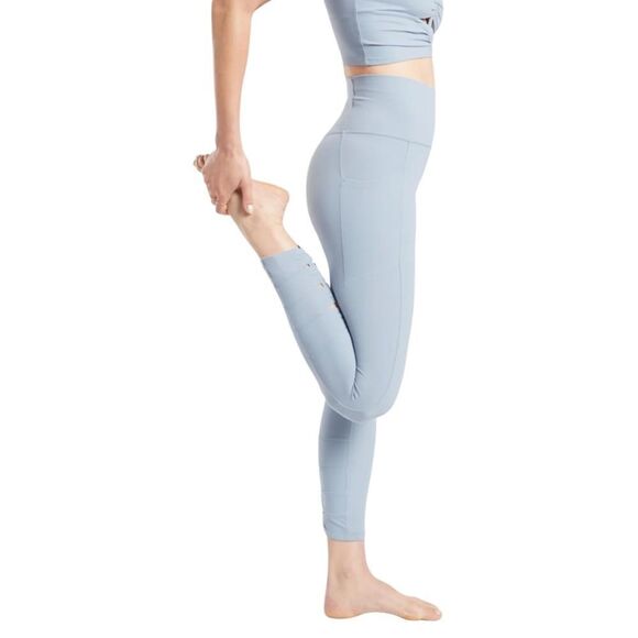 Athleta Salutation Stash Pocket II Cinch 7/8 Star Blue Extra Small NWOT - Picture 3 of 9